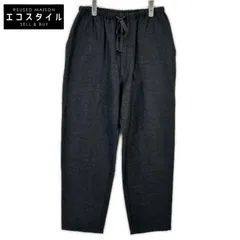 COMOLI　コモリ　21AW U03-03002 グレー ウールシルク ドローストリングパンツ　2のサムネイル