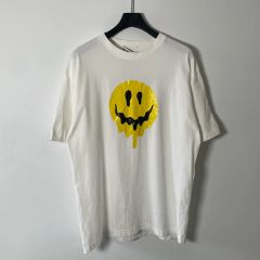 バレンシアガ スマイル スカルハンド プリント Tシャツ ホワイト