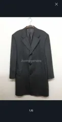 (XL) ジバンシィ カシミア ヘリンボーン Single チェスターコートのサムネイル