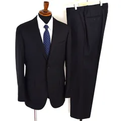 美品 RING JACKET 段返り3つボタンシングル スーツ AB7 L ブラック 無地 ノータック 春秋対応 開き見せ RN028F01Y 6XG168 【送料無料】【中古】【メンズビジネス】202607のサムネイル