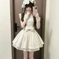 Amavel Holy Cross フリルワンピース アイボリー Amavel Holy Crossフリルワンピース - メルカリ
