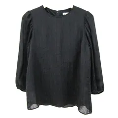 アマカ ブラウス シャツ トップス 長袖 レディース 40サイズ ブラック AMACA 【中古】のサムネイル