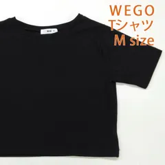 WEGO クロップド丈 半袖Tシャツ 黒 M ショート丈 チビT ウィゴー #26-0321のサムネイル
