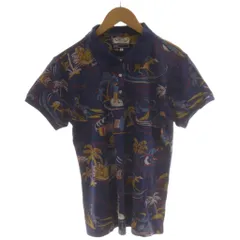 サンサーフ 東洋 SUN SURF BEAMS GOLF ポロシャツ 半袖 総柄 L 紺 ネイビー /AN55のサムネイル