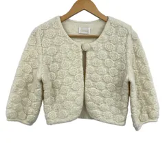 HARRODS(ハロッズ) カーディガン サイズ2 M レディース美品  - アイボリー 長袖のサムネイル