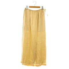 アンスクリア INSCRIRE Cupra Washer Maxi Skirt マキシスカート ギャザー ロング 36 ベージュ /AT ■OSのサムネイル