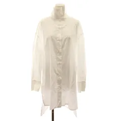キャバン CABaN シャツ ブラウス チュニック丈 長袖 S 白 ホワイト /ANのサムネイル