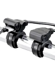 N◆デイトナ(Daytona) バイク用 USB電源 USB-A 24W 防水 iPhone/Android対応 ブレーキスイッチ接続 メインキー連動 2ポート 99503 f78e08e4のサムネイル