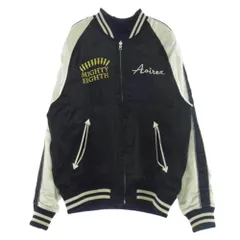 AVIREX アヴィレックス 6152222 MIGHTY EIGHTH リバーシブル スカジャン  ジャケット ブラック系 ネイビー系 L【中古】のサムネイル