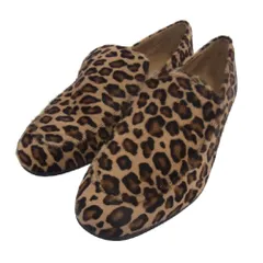 IENA イエナ A.FIRENZE レオパードローファー ヒョウ柄 ブラウン系 ベージュ系 36【極上美品】【中古】のサムネイル