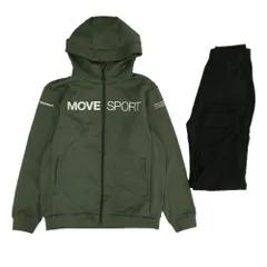 DESCENTE デサント DMMWJF24 DMMWJG24 S.F.TECH SHIELD パーカー スウェット パンツ セットアップ カーキ系 ブラック系 S【中古】のサムネイル