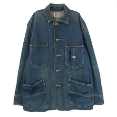Lee リー 19477 復刻 91J ハウスタグ カバーオール デニム ジャケット インディゴブルー系 L【中古】のサムネイル