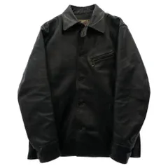 ワイツーレザー Y'2 LEATHER IC-77 INDIGO HORSE CAR COAT インディゴ  ホース カーコート ホースハイド レザー ジャケット インディゴブルー系 40【中古】のサムネイル