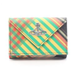 VivienneWestwood 三つ折り財布 がま口 オーブ タータンチェック