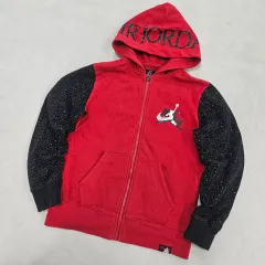 M NIKE ジョーダン キッズ フード ジップアップ ジャケット 0612E2のサムネイル