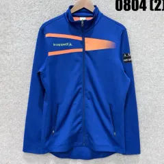 ルコックスポルティフ ジップアップ Tシャツ ブルー オレンジ バイカラーのサムネイル
