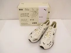  未使用 プーマ PUMA × MASU エムエーエスユー H-STREET MASU 408623-01 スニーカー シューズ 23cm ホワイト ブラック レディースのサムネイル