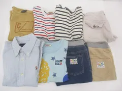  ミキハウス セントジェームス コムサイズム他 カットソー Tシャツ パンツ 等 8点 120cm 130cm 8ans キッズ 男の子 中古のサムネイル