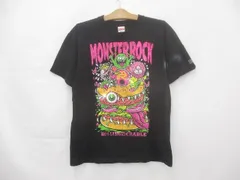  ローリングクレイドル × MONSTER ROCK モンスターロック Tシャツ ブラック 黒 L メンズ 中古のサムネイル