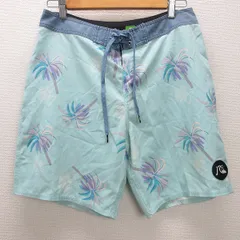 d■クイックシルバー/QUIKSIVER スイムパンツ/ボードショーツ【30】水色/MENS/73【中古】■のサムネイル