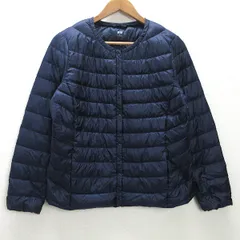U■ユニクロ/UNIQLO ウルトラコンパクトダウン【XL】紺/LADIES/28z【中古】のサムネイル