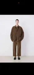 LEMAIRE ルメール 24aw Vネック ライナー ブラウンのサムネイル
