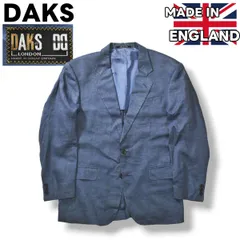 古着 英国製 ダックス DAKS リネン 2B テーラードジャケットのサムネイル