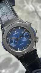 HUBLOT ウブロ クラシック フュージョン クロノグラフ チタニウム ディープブルー 2019年6月印 中古品 521.NX.6670.LR.JPN18のサムネイル