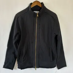【即購入の場合はお値段交渉OK】ビームス IDEAL ダブルジップ スウェット　ジャケット M ブラック 切りっぱなし コットン100%  パーカ　ブルゾン　ジップ　美品　アーカイブ　希少　y2kのサムネイル