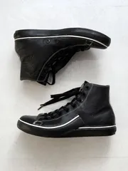 "MIHARA YASUHIRO×PUMA"ミハラヤスヒロ　プーマ　レザー　ハイカットスニーカー　ブラック　archive アーカイブ　90s 00s ストリート　インポート ドメス　vintage ヴィンテージ　モード　y2k  ギミック　スワッグ　swagのサムネイル