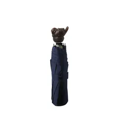 ギ ドゥ ジャン Guy de Jean 折りたたみ傘 Folding Umbrella Oiseau 晴雨兼用 UVカット フランス製 ネイビー レディース メンズ ユニセックス 高級感 上品 人気 ブランド おしゃれ 誕生日 プレゼント ギフト 送料無料のサムネイル