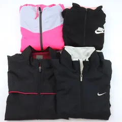 ナイキ ジャージ トラックジャケット パーカー スポーツウエア 4点セット アウターまとめて レディース Mサイズ NIKE 【中古】のサムネイル