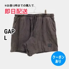GAP ギャップ スウェットパンツ L ブラック 無地 ワンポイント ブランドロゴ 刺繍 ワイド・ルーズ レギュラー ウエストゴム・紐 メンズのサムネイル