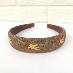 ETRO エトロ カチューシャ ペイズリー柄 ペガサス モチーフ ゴールド 金具のサムネイル