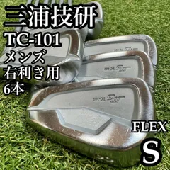 【A在】激レア 三浦技研 TC-101 メンズアイアンセット 6本 スチール Sのサムネイル