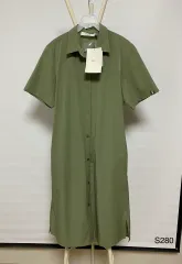 SIERO カーキ色 シャツ ONE PIECE S M (90)のサムネイル