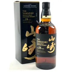 【東京都内限定お届け】 サントリー SUNTORY 山崎 18年 シングルモルト ジャパニーズ 700ml 国産ウイスキー 【古酒】のサムネイル