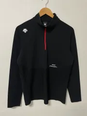 100 デサント RUN 機能性 ストレッチ ハーフジップ 長袖Tシャツ 正規品のサムネイル
