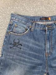 アンダーカバーイズム ダメージ パッチ デニムパンツのサムネイル