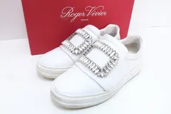【221080】Roger Vivier ロジェ ヴィヴィエ  SNESKY VIV STRASS ビジュー スニーカー スリッポン 34 小さいサイズのサムネイル