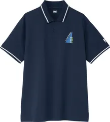 ヘリーハンセン Helly Hansen マリン S/S Graphic Polo メンズ レディース 半袖ポロシャツ ショートスリーブ トップス 吸水速乾 シンプル UV 紫外線カット 夏 お出かけ キャンプ  HE32645 ON オーシャンネイビーのサムネイル