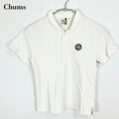 【ポロシャツ XS】チャムス CHUMS ショールカラー ヘチマ襟 半袖 ポロシャツ 白 XS 竹 バンブー トップス アメカジ アウトドア ゴルフ スポーツ 春服 夏服 秋服 ワンポイント ロゴ ポロ 【000143】のサムネイル
