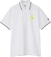 ヘリーハンセン Helly Hansen マリン S/S Graphic Polo メンズ レディース 半袖ポロシャツ ショートスリーブ トップス 吸水速乾 シンプル UV 紫外線カット 夏 お出かけ キャンプ  HE32645 CW クリアホワイトのサムネイル