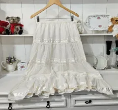 レース ティアード ロング丈スカートのサムネイル