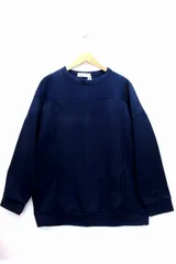 【222756】OVER THE STRiPES オーバーザストライプス  ポケットデザイン プルオーバー メンズ  L ネイビーのサムネイル