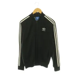 アディダスオリジナルス adidas originals SST TRACK TOP トラックジャケット ジャージ ロゴ刺繍 ライン M 黒 白 /CX ■OSのサムネイル