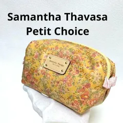 Samantha Thavasa Petit Choice ポーチ 花柄 ピンクリボン(新品未使用)のサムネイル