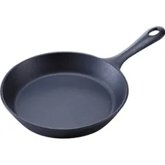 メーカー正規品 新品 IWACHU 岩鋳 24015 ファミリーパン17 南部鉄器フライパン IH対応 内径16.5cm 黒焼付 日本製のサムネイル