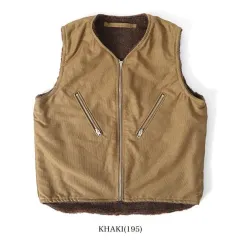 46（Sサイズ）ナイジェルケーボン　アルパカ　デッキベスト Nigel Cabourn(ナイジェル ケーボン) アルパカ デッキベスト 50 出品
