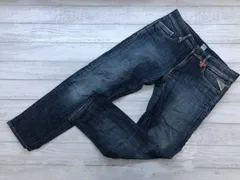 リプレイ REPLAY ネオグランジ スリムストレート デニムパンツ ジーンズ 青 27 レディース コットン混合 牛革パッチのサムネイル